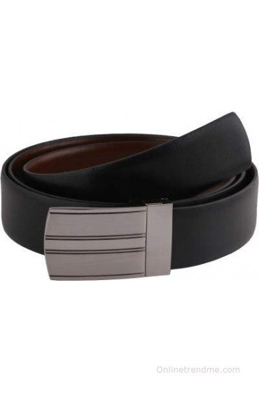 Black, Brown Genuine Leather Reversible Belt(Black, Brown)